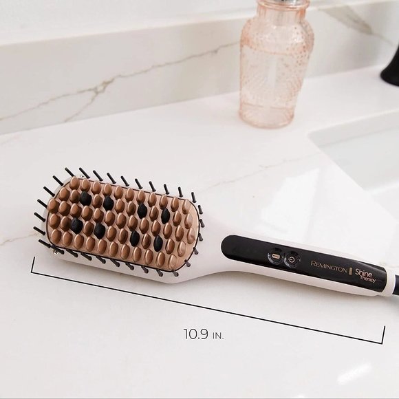 Remington Shine Theraph Argan Oil & Keratin Infused Heated Straightening Brush - Picture 5 of 9